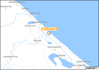 map of Esanuka