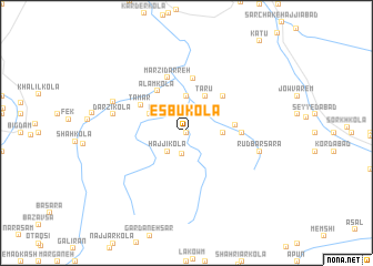 map of Esbūkolā