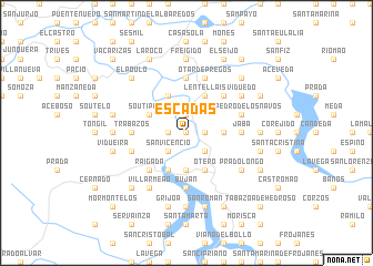 map of Escadas