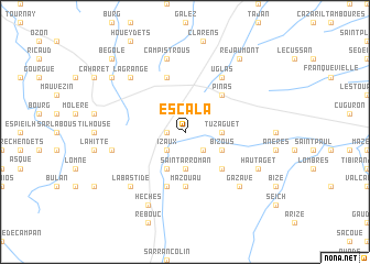 map of Escala