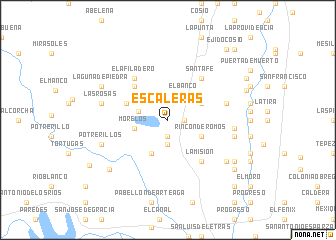 map of Escaleras
