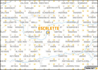 map of Escalette