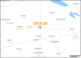 map of Escalon