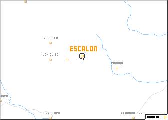 map of Escalón