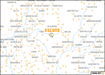 map of Escaño