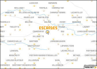 map of Escardes