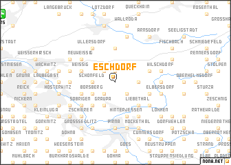 map of Eschdorf