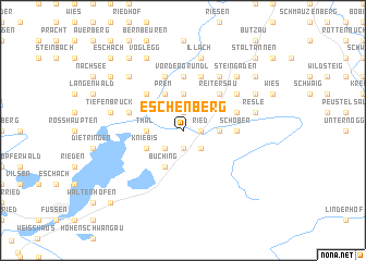 map of Eschenberg