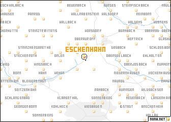 map of Eschenhahn