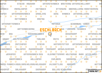 map of Eschlbach