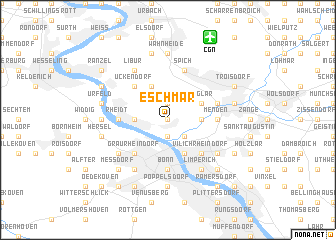 map of Eschmar