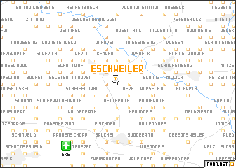 map of Eschweiler