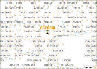 map of Escobal