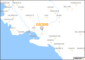 map of Escoma