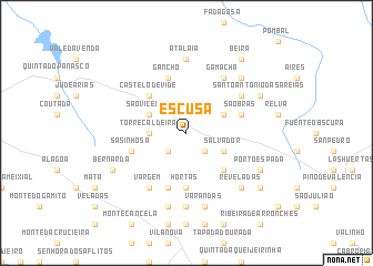 map of Escusa