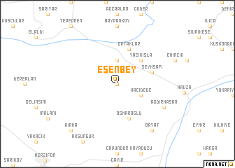map of Esenbey