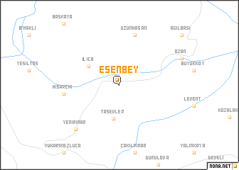 map of Esenbey