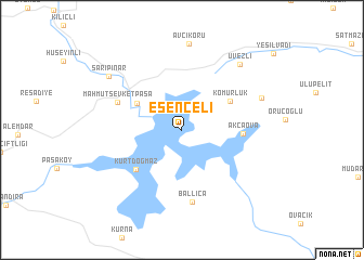 map of Esenceli