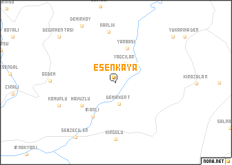 map of Esenkaya