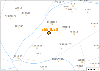 map of Esenler