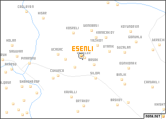 map of Esenli