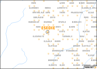 map of Ese Oke