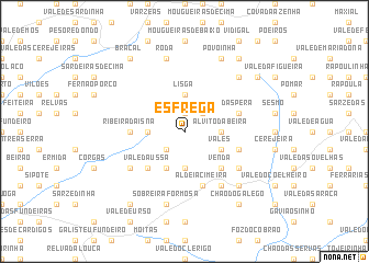 map of Esfrega