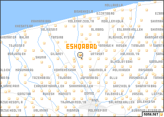 map of ‘Eshqābād