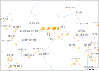 map of ‘Eshqābād