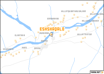 map of Esh Shaqalo