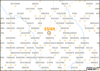 map of Esiam