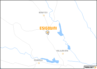 map of Esigodini