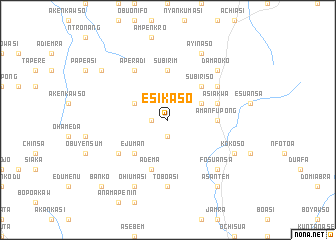 map of Esikaso