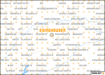 map of Esinghausen