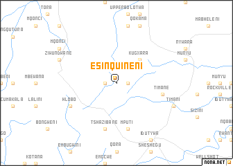 map of Esinquineni