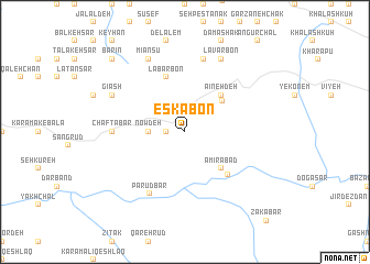 map of Eskābon