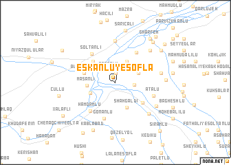 map of Eskānlū-ye Soflá