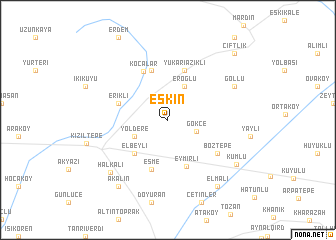 map of Eşkin