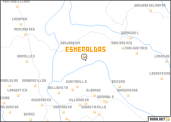 map of Esmeraldas
