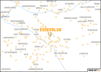map of Esmeralda