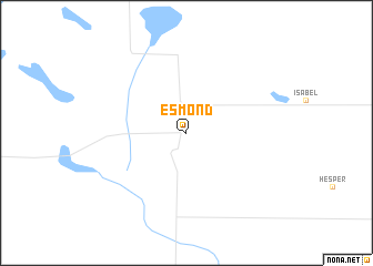 map of Esmond