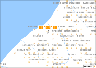 map of Esnourba
