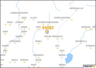 map of Esnoz