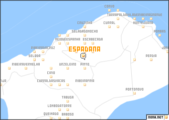 map of Espadanã