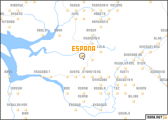 map of España