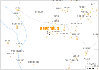 map of Espanela