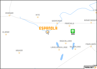 map of Espanola