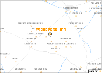 map of Esparragalico