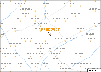 map of Esparsac