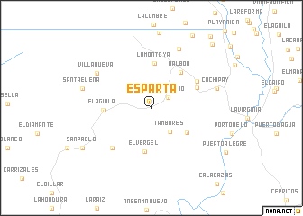 map of Esparta